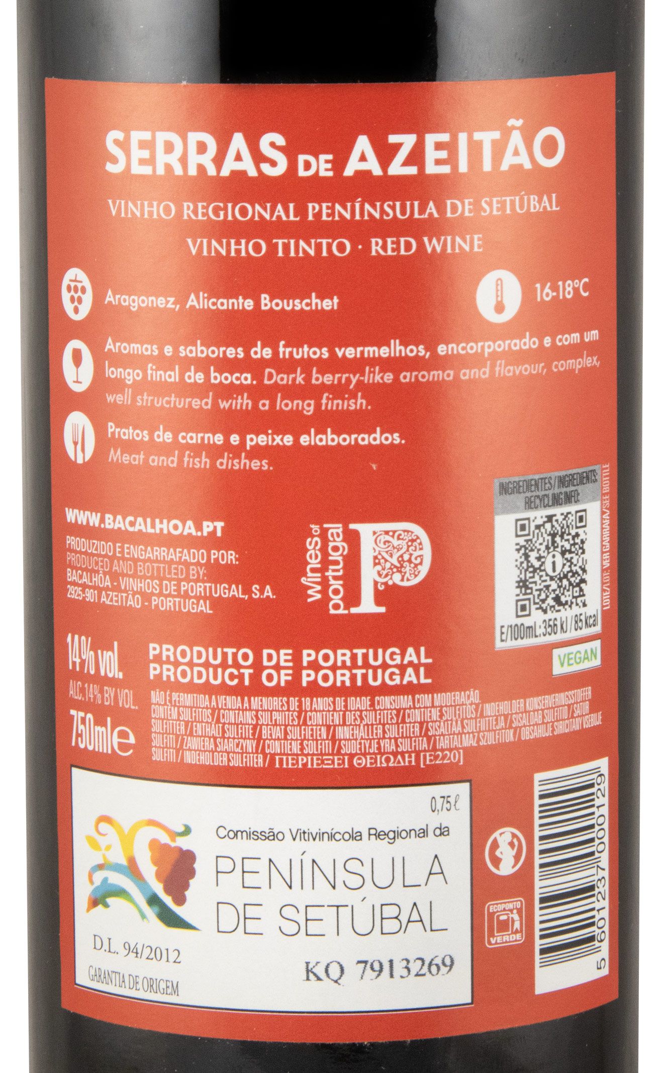 2023 Serras de Azeitão red