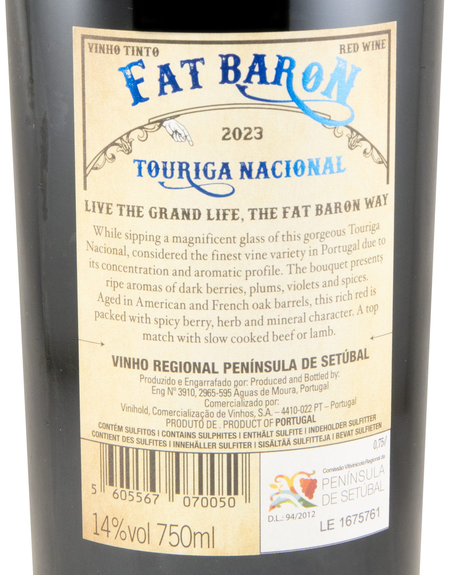 2023 Casa Ermelinda Freitas Fat Baron Touriga Nacional tinto