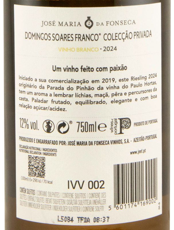 2024 DSF Riesling Colecção Privada branco