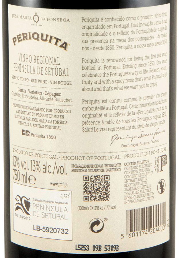 2024 José Maria da Fonseca Periquita tinto