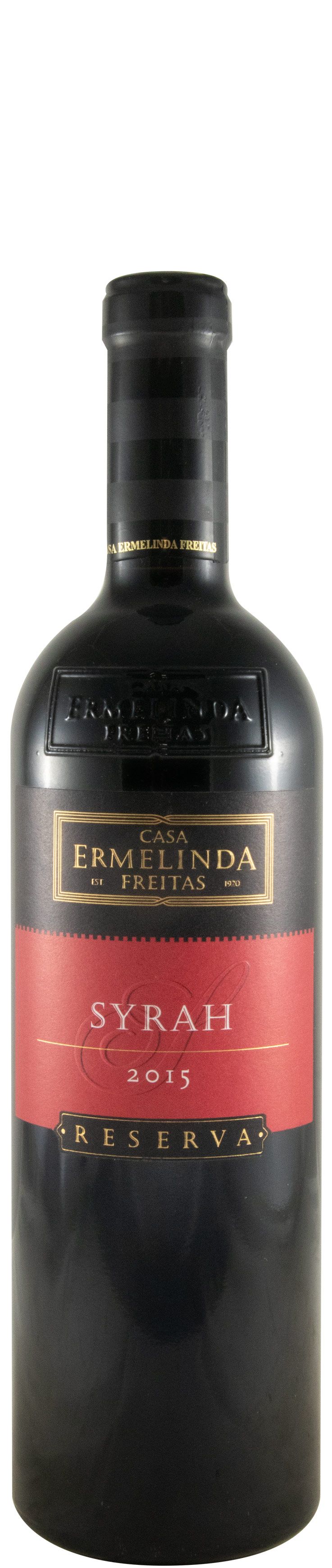 2015 Dona Ermelinda Syrah Reserva tinto (rótulo danificado)