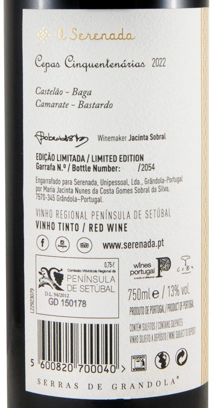 2022 Cepas Cinquentenárias red