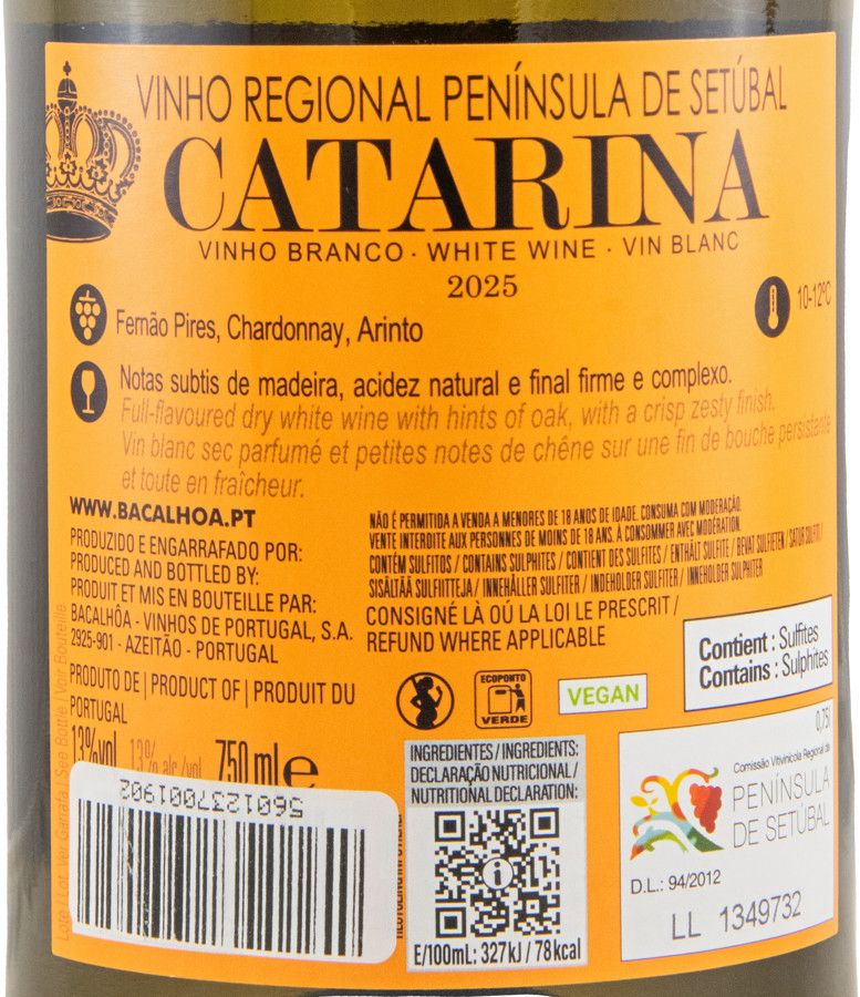 2025 Bacalhôa Catarina branco