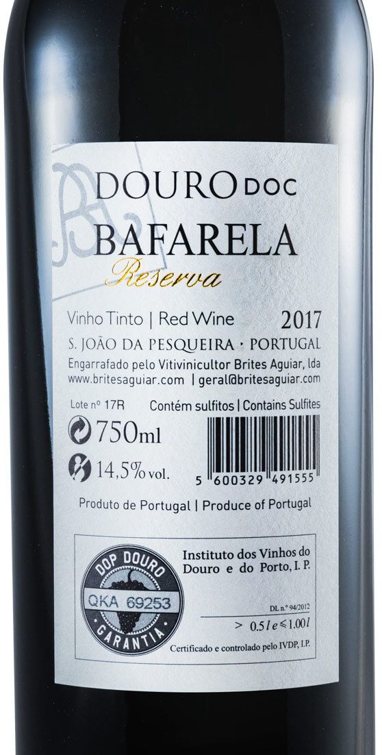 2017 Bafarela Reserva red