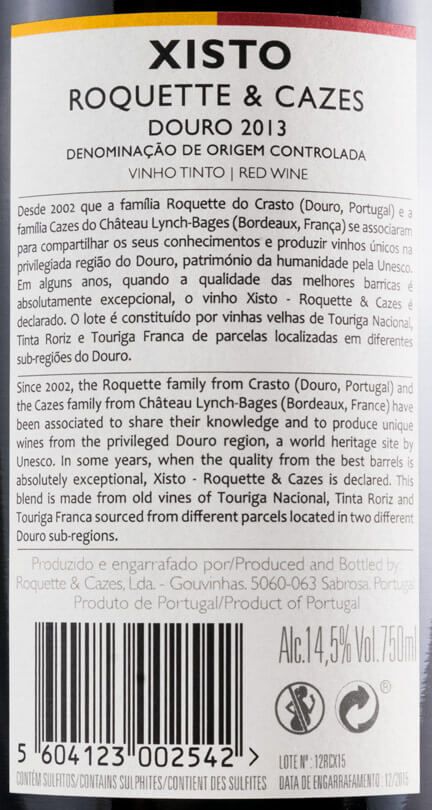 2013 Roquette & Cazes Xisto tinto