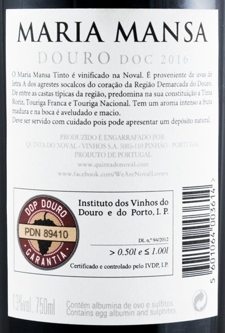 2016 Maria Mansa red