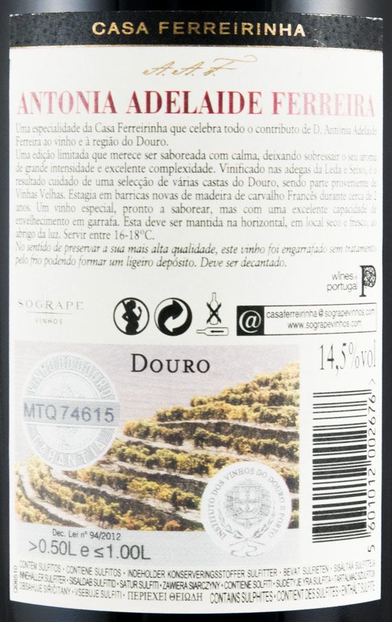 2011 Casa Ferreirinha Antonia Adelaide Ferreira tinto