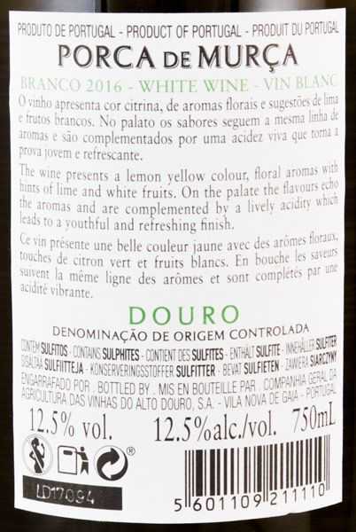 2016 Porca de Murça white