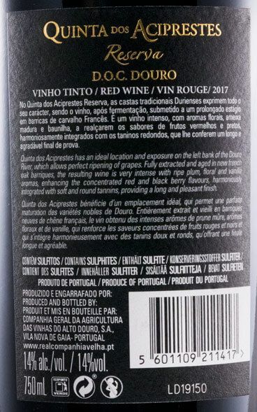 2017 Quinta dos Aciprestes Reserva red
