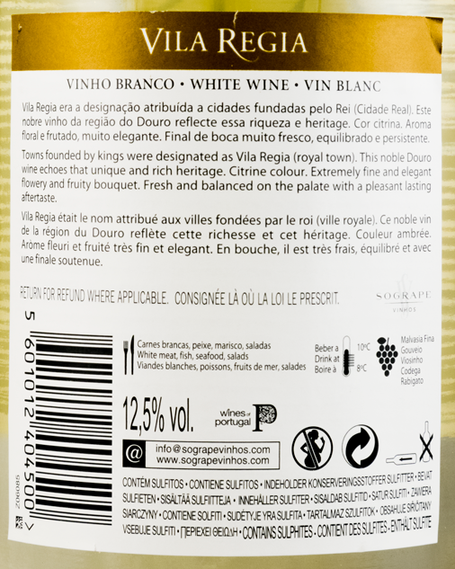 2016 Vila Regia white