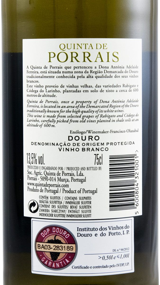 2017 Casa Santos Lima Quinta de Porrais white