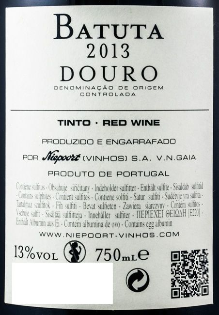 2013 Niepoort Batuta tinto