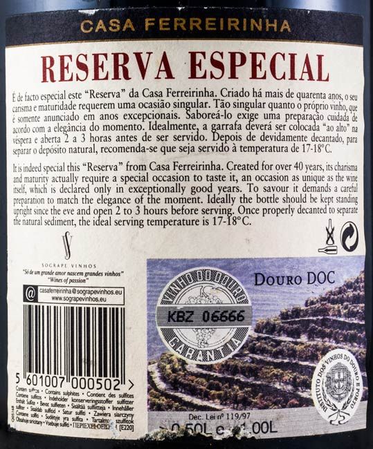 2003 Casa Ferreirinha Reserva Especial tinto