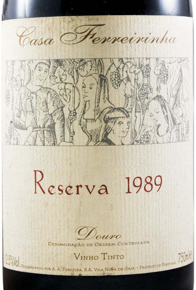 1989 Casa Ferreirinha Reserva red