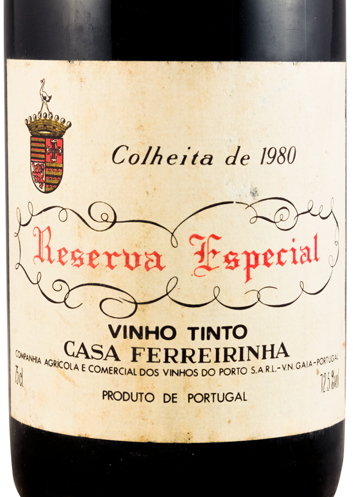 1980 Casa Ferreirinha Reserva Especial tinto