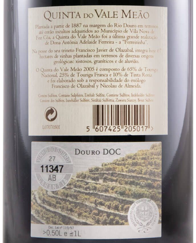 2005 Quinta do Vale Meão red