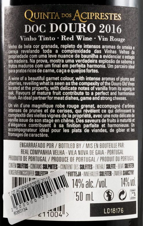 2016 Quinta dos Aciprestes red