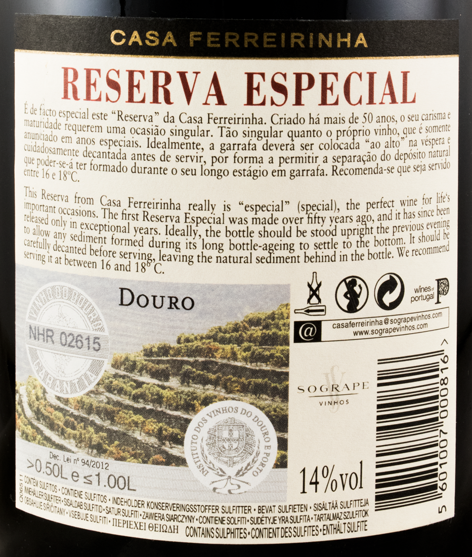 2007 Casa Ferreirinha Reserva Especial tinto