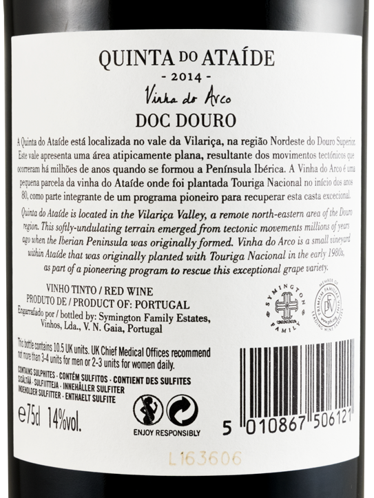 2014 Quinta do Ataíde Vinha do Arco red