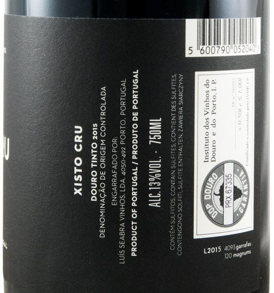 2015 Xisto Cru tinto