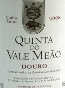 2008 Quinta do Vale Meão tinto
