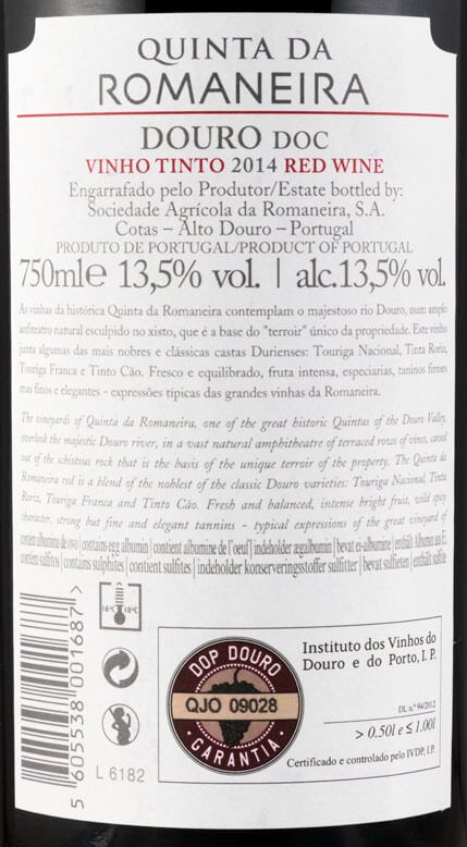 2014 Quinta da Romaneira red