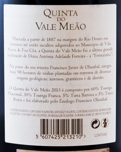 2013 Quinta do Vale Meão tinto 1,5L