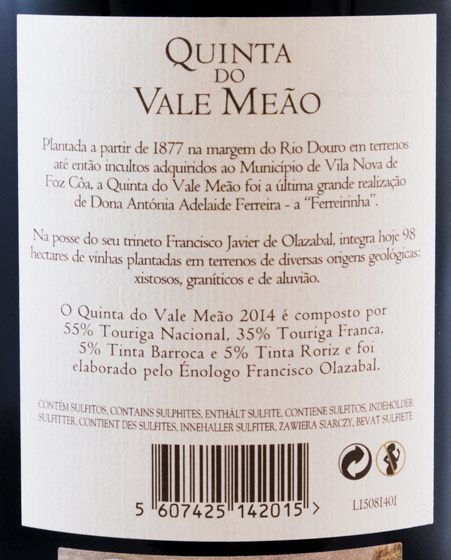 2014 Quinta do Vale Meão tinto 1,5L