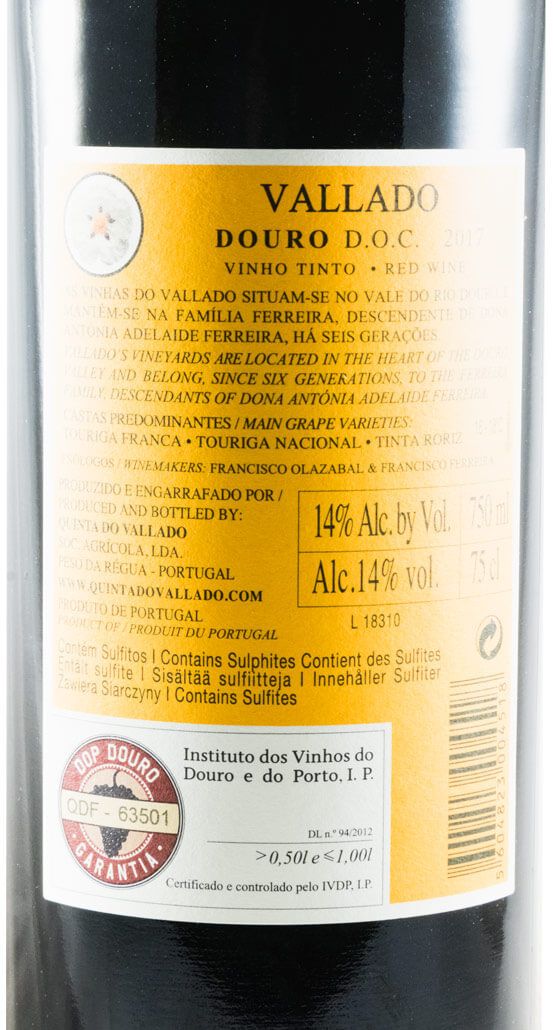 2017 Vallado tinto