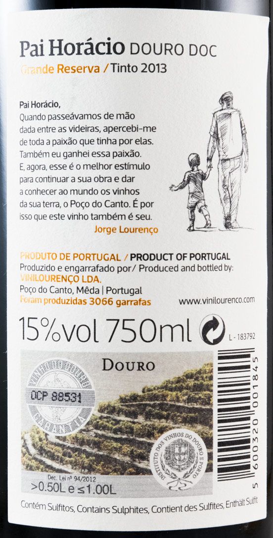 2013 D. Graça Pai Horácio Grande Reserva red