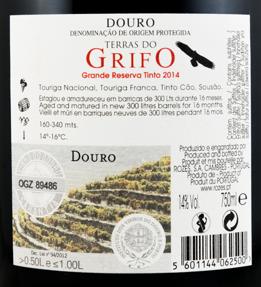 2014 Terras do Grifo Grande Reserva tinto