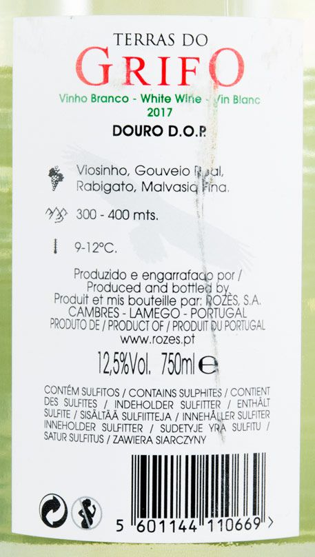 2017 Terras do Grifo branco