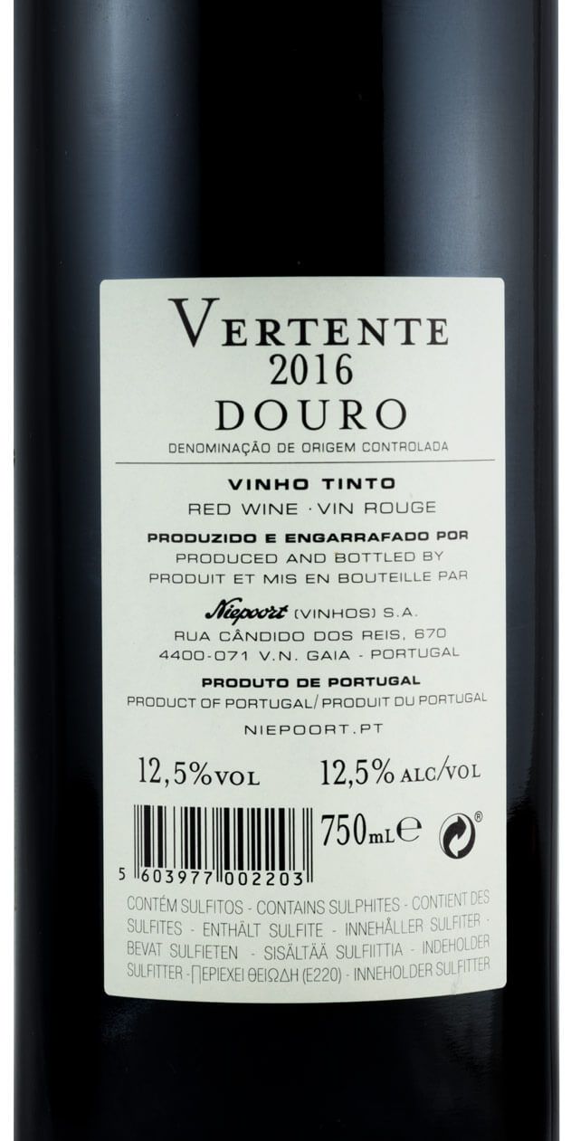 2016 Niepoort Vertente tinto