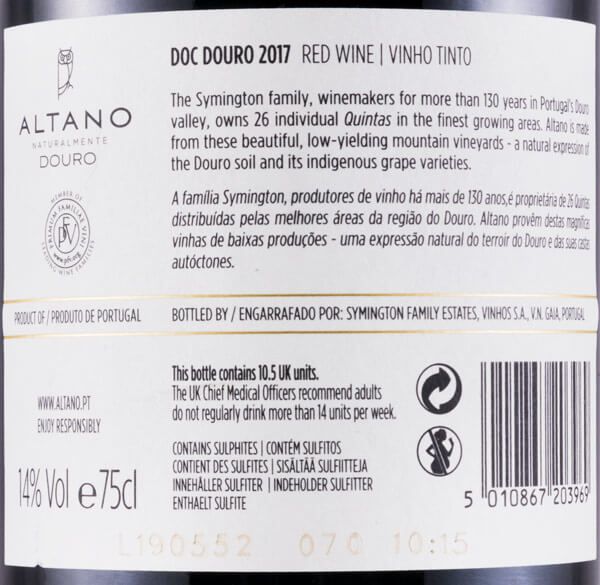 2017 Altano tinto