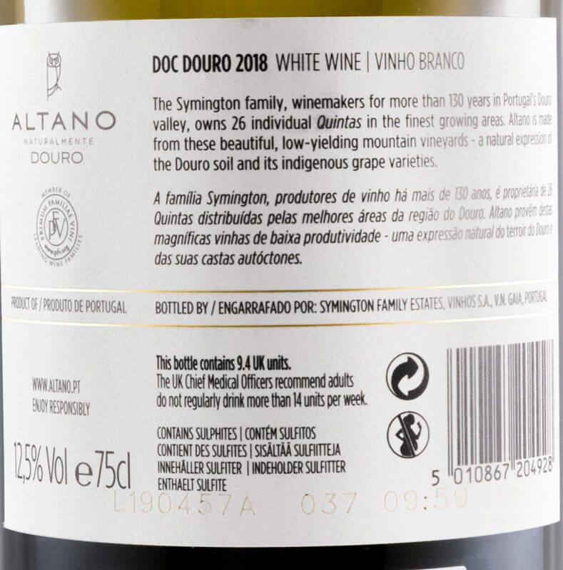 2018 Altano white