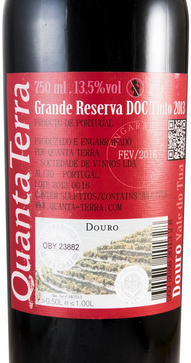 2013 Quanta Terra Grande Reserve red