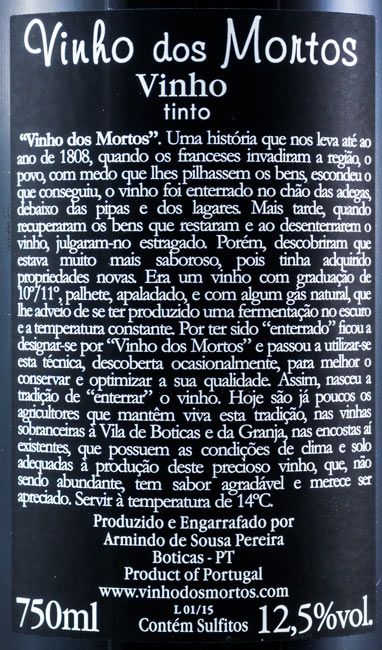 Vinho dos Mortos tinto