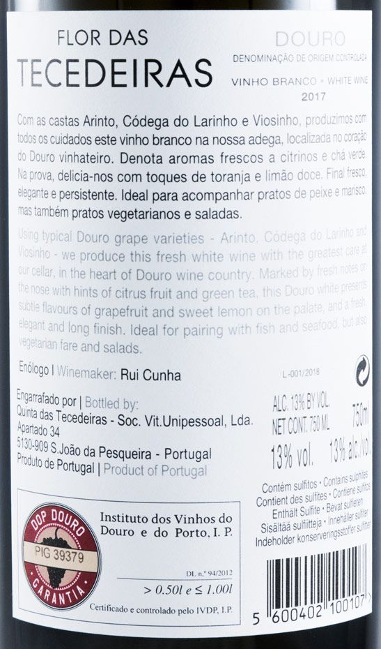 2017 Flor das Tecedeiras white