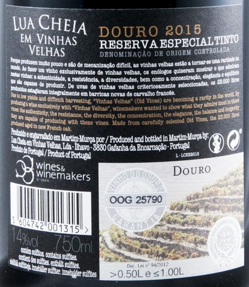 2015 Lua Cheia em Vinhas Velhas Reserva Especial tinto
