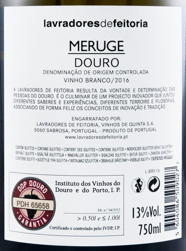 2016 Lavradores de Feitoria Meruge white