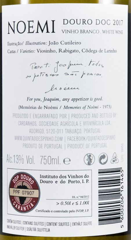 2017 Quinta do Espinho Noemi white