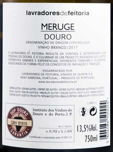 2017 Lavradores de Feitoria Meruge branco