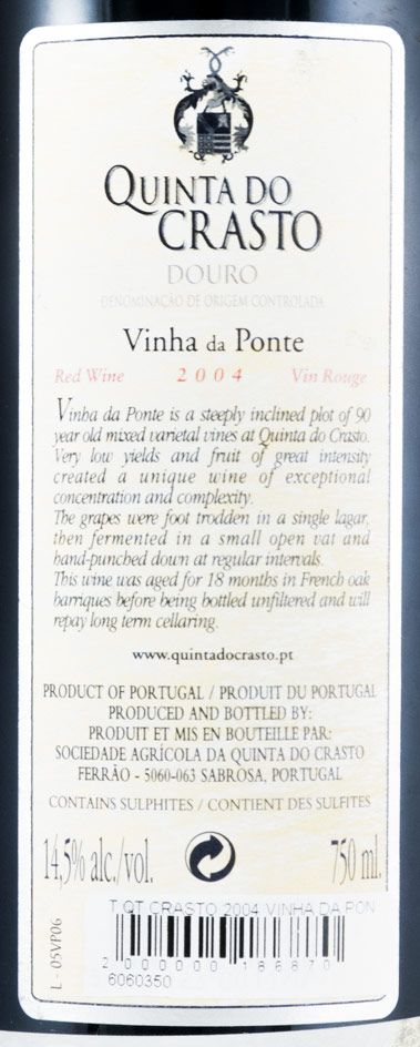 2004 Quinta do Crasto Vinha da Ponte red
