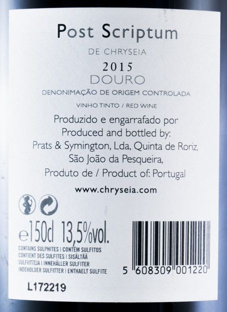 2015 Post Scriptum tinto 1,5L