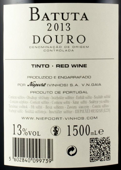 2013 Niepoort Batuta tinto 1,5L