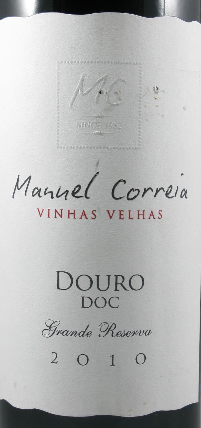 2010 Manuel Correia Vinhas Velhas Grande Reserva red