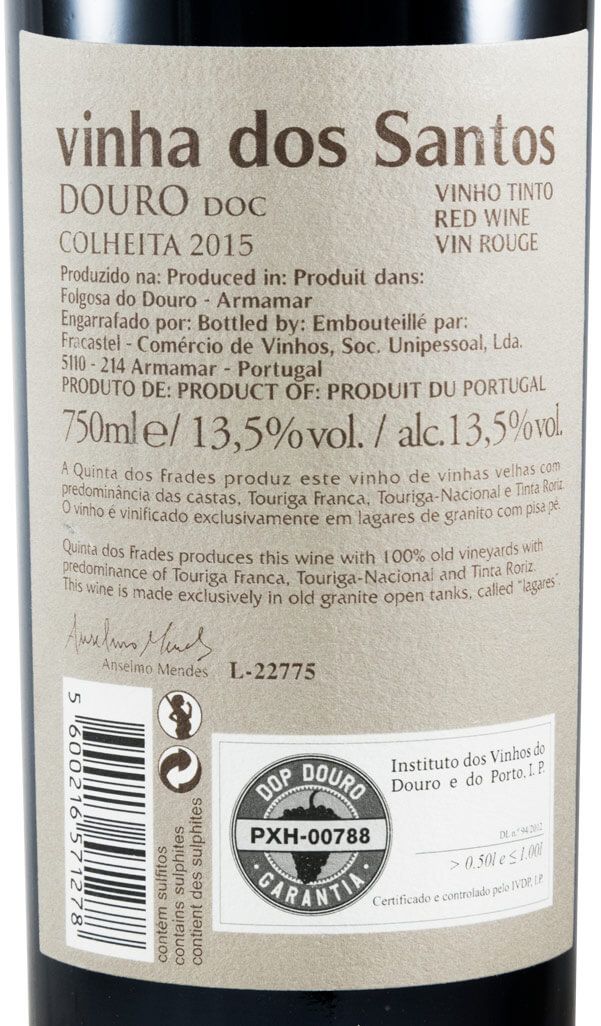 2015 Vinha dos Santos red