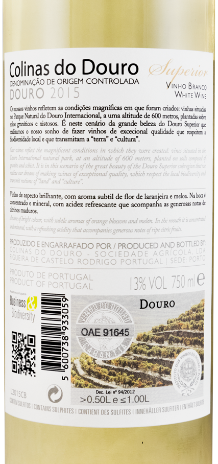 2015 Colinas do Douro Superior branco