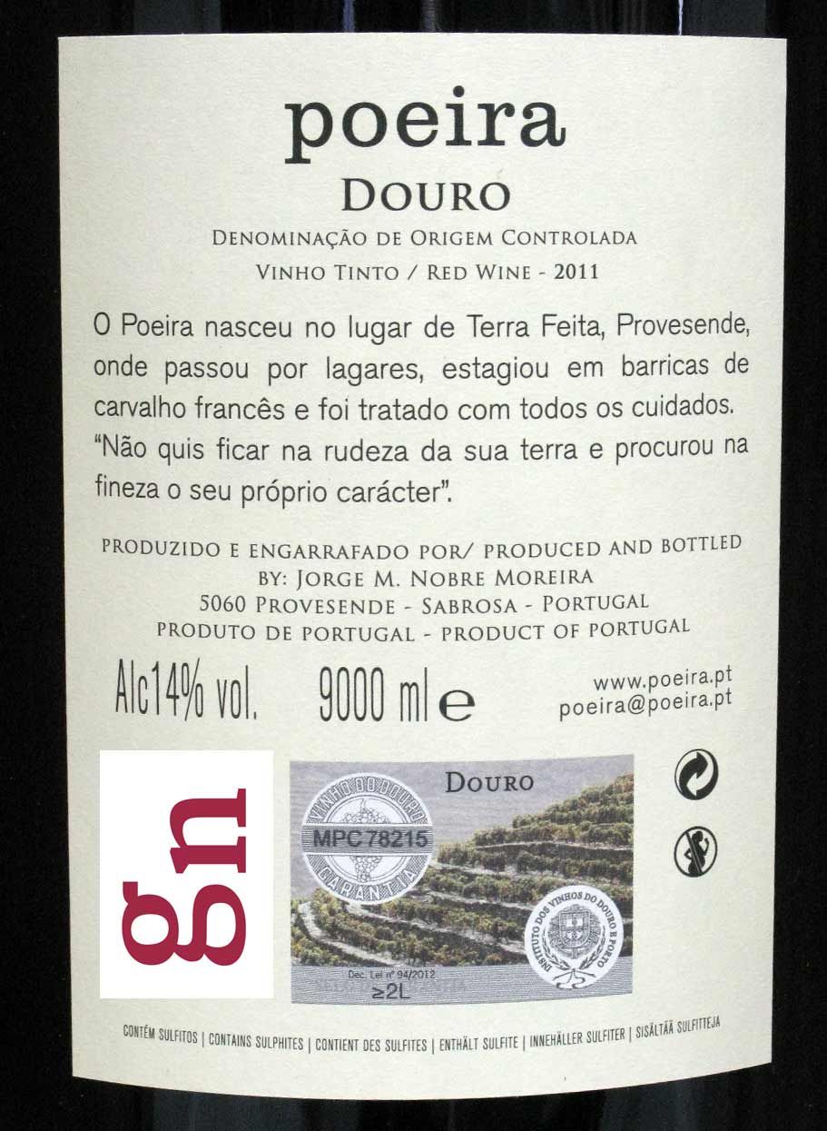 2011 Poeira tinto 9L