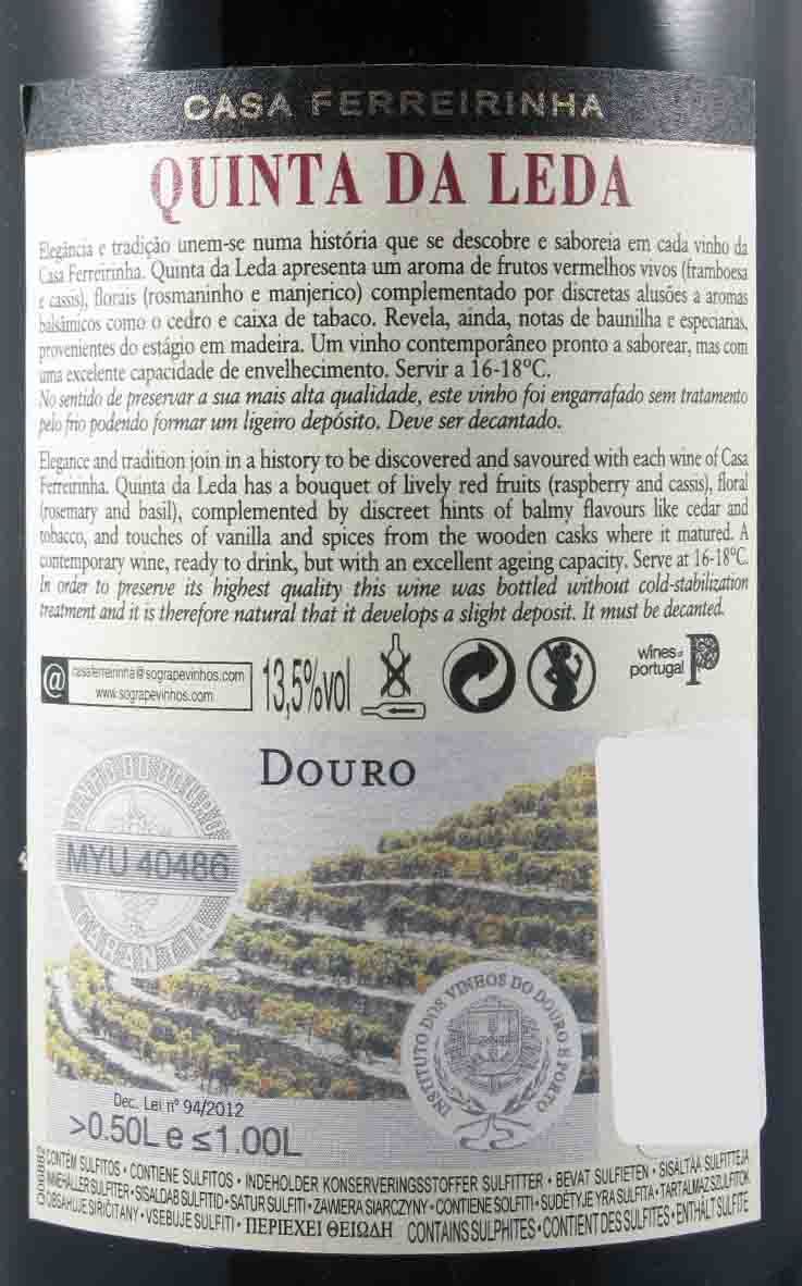 2012 Casa Ferreirinha Quinta da Leda tinto